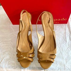 kate spade glenda camel pump